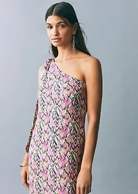Printed bow dress