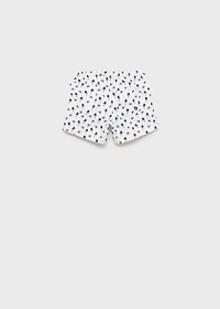 Palm trees print swimsuit trunks