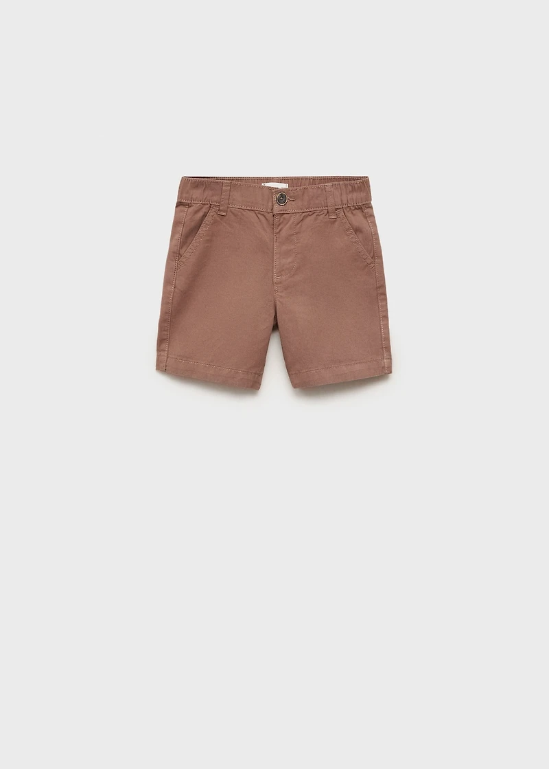Cotton Bermuda shorts
