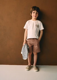 Cotton Bermuda shorts