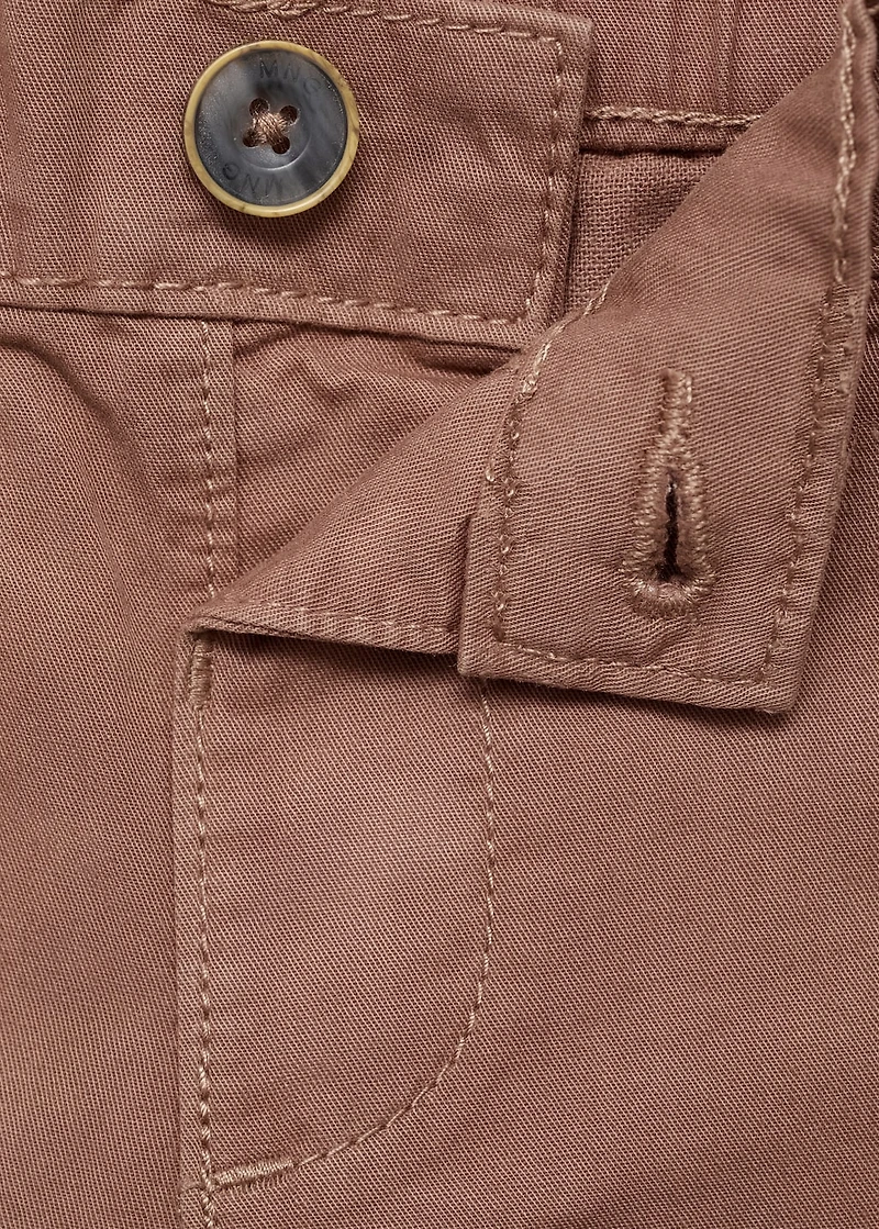 Cotton Bermuda shorts