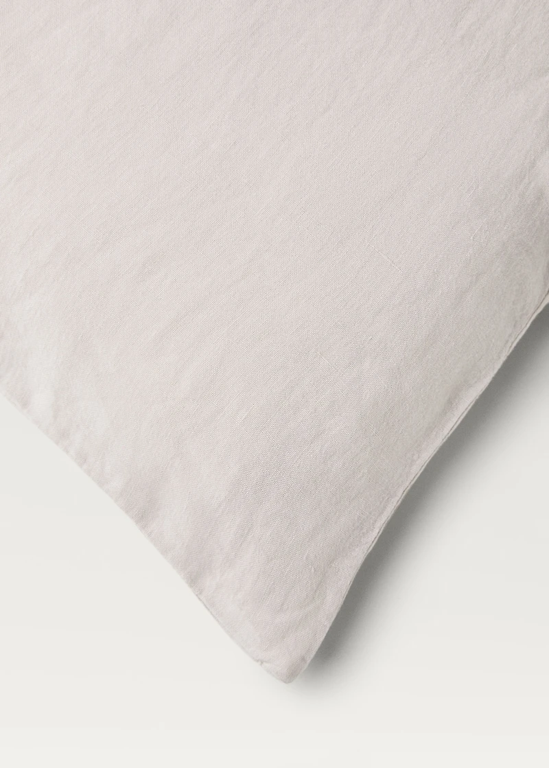 Washed linen duvet cover for 135/140 cm bed