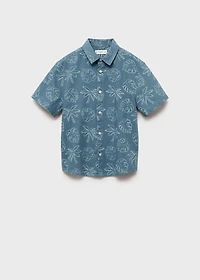 Tropical print shirt