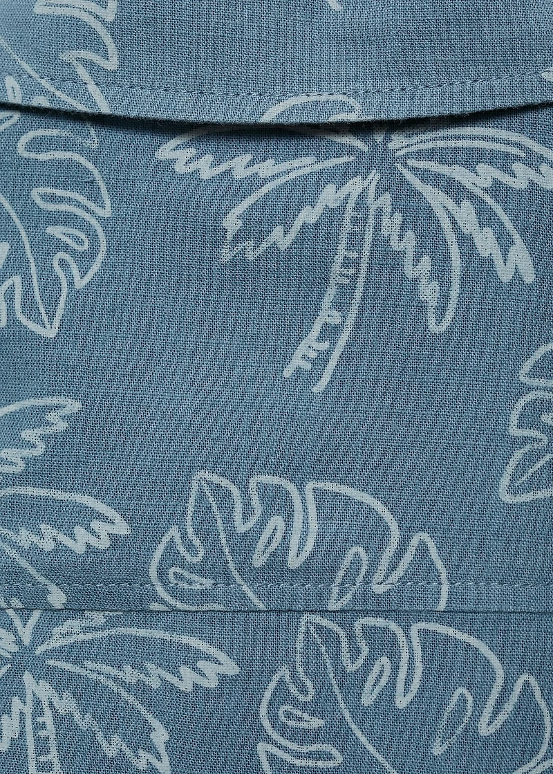 Tropical print shirt