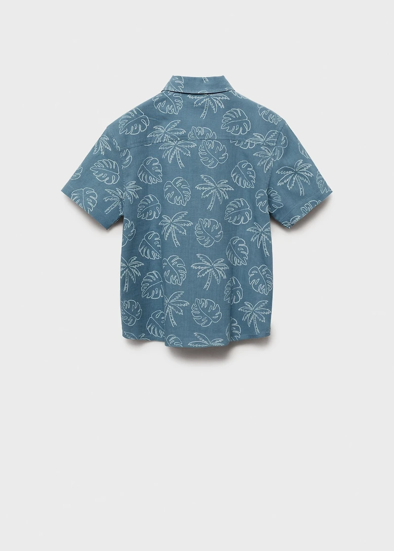 Tropical print shirt