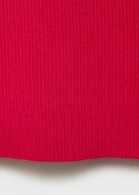 Halter-neck knitted top