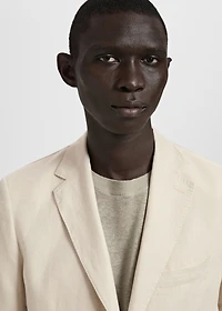 Salerno suit blazer 100% linen slim fit