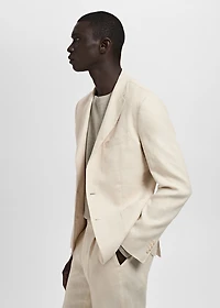 Salerno suit blazer 100% linen slim fit