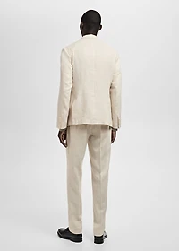 Salerno suit blazer 100% linen slim fit