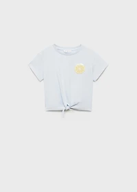 Lemon t-shirt with sequins