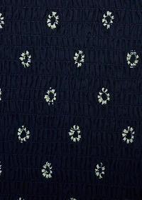 Ruched strapless top