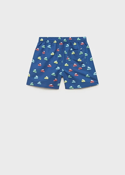 Printed swimming trunks