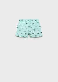 Printed swimming trunks