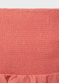 Asymmetrical strapless top