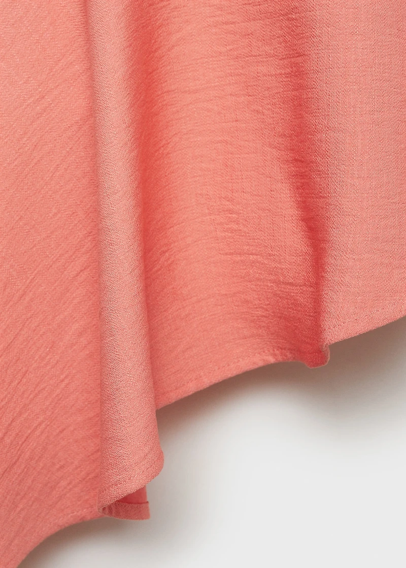 Asymmetrical strapless top