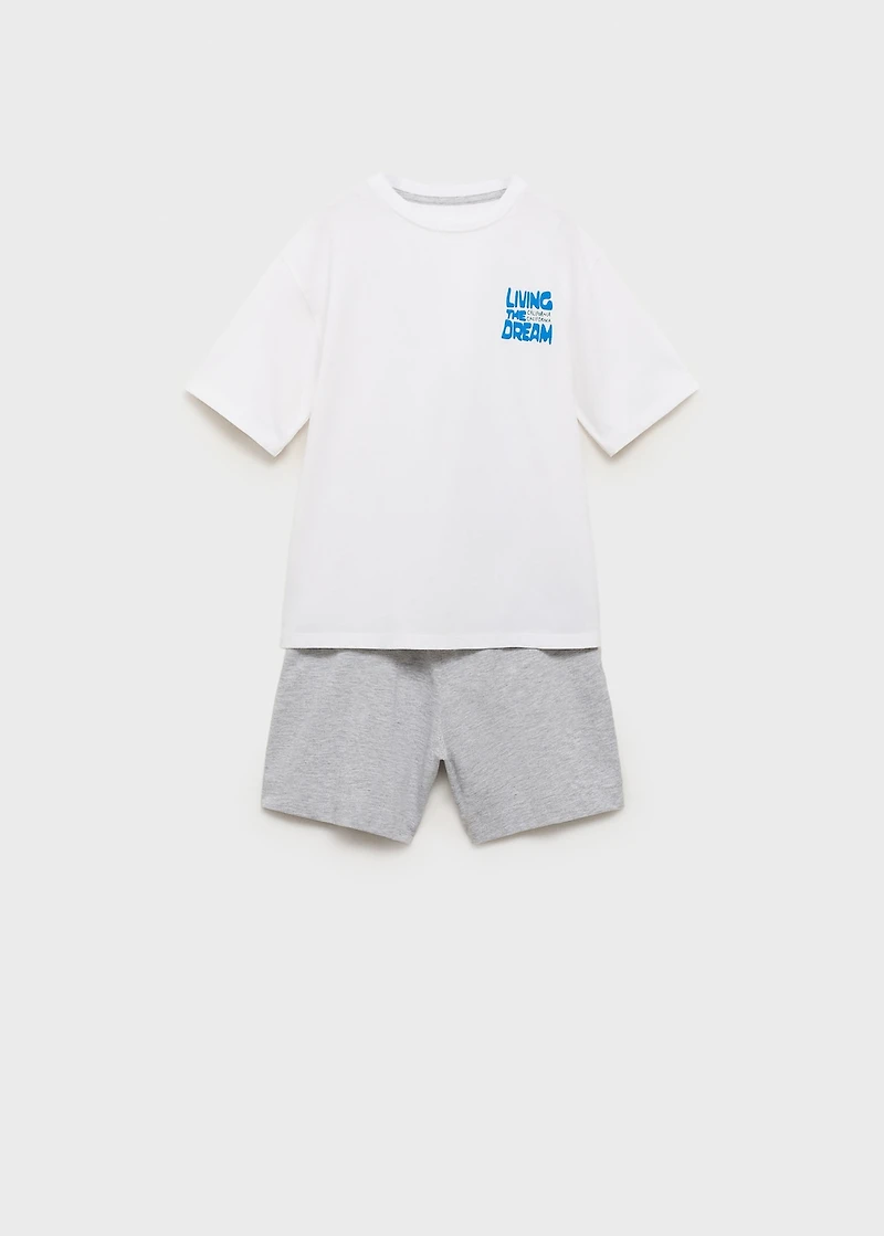 Two-piece short pyjamas