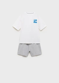 Two-piece short pyjamas