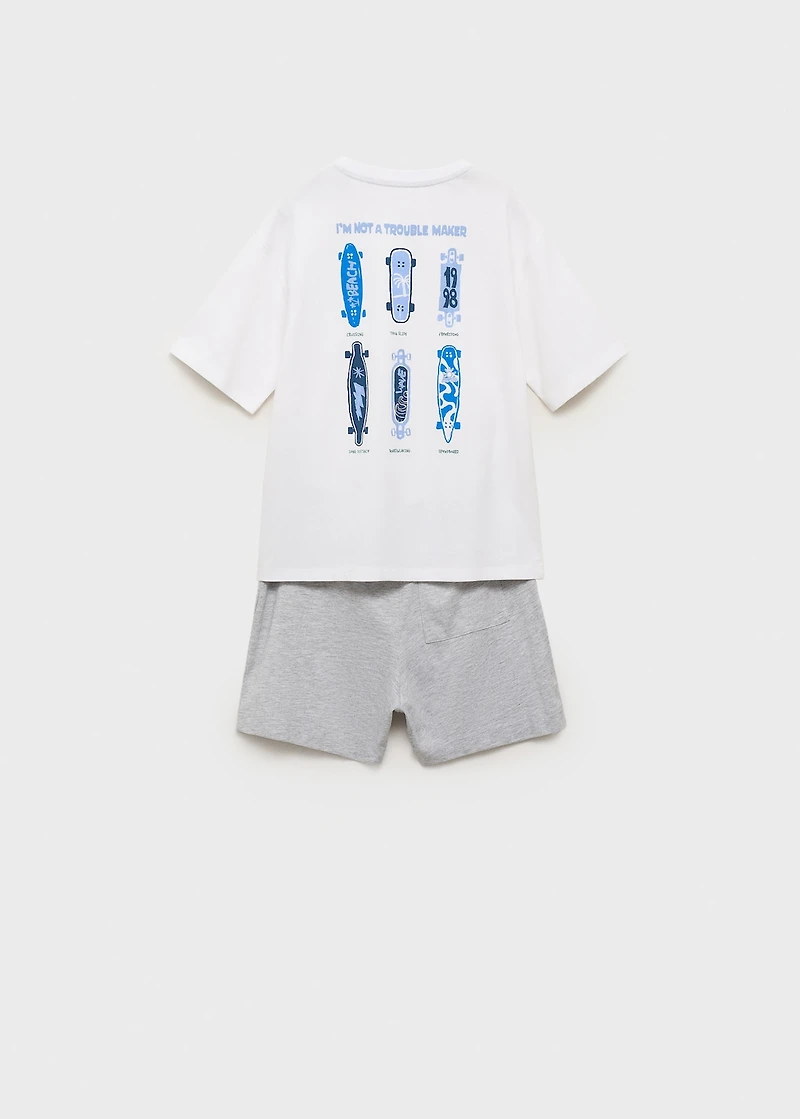 Two-piece short pyjamas