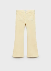 Flared jeans with pocket