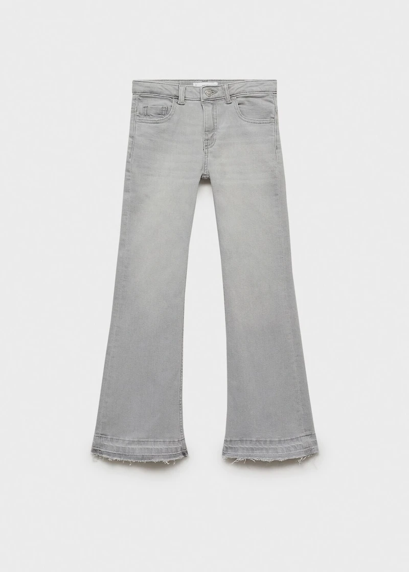 Frayed low-rise skinny jeans
