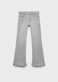 Frayed low-rise skinny jeans