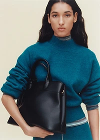 Perkins neck knitted sweater