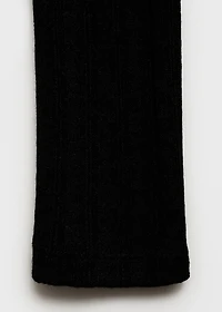 Ribbed high neck t-shirt