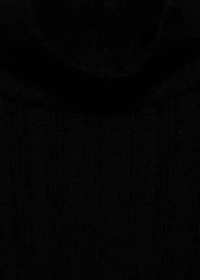 Ribbed high neck t-shirt