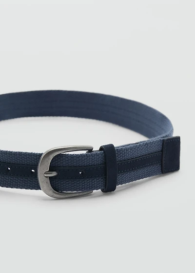 Braided trim belt