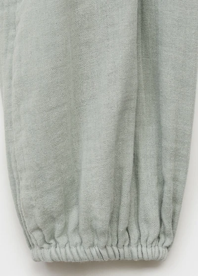 Puffed sleeves blouse