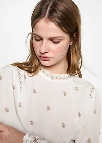 Embroidered blouse