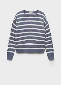 Knit striped sweater