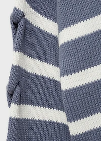 Knit striped sweater
