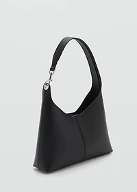 Shopper bag with metallic detail