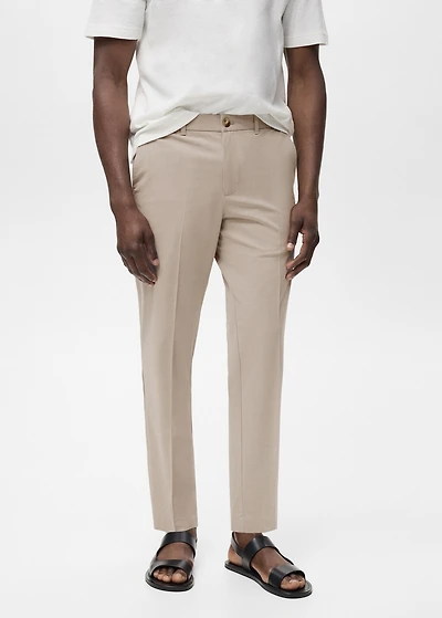 Bologna slim cropped comfort stretch pants