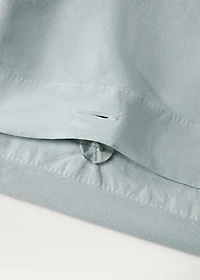 Cotton percale waffle duvet cover for 180/200 cm bed