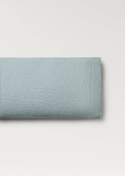 Cotton percale waffle pillowcase 45x110 cm