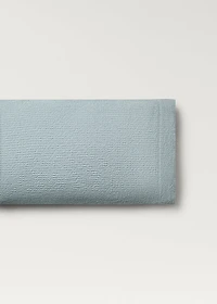 Cotton percale waffle pillowcase 45x110 cm