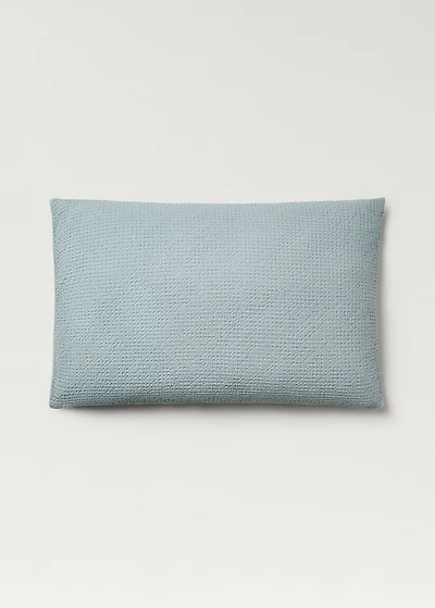 Two cotton waffle percale pillowcases 50x75 cm