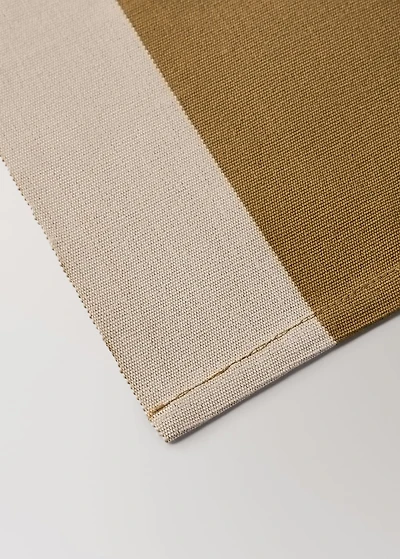 Cotton yarn-dyed striped placemat