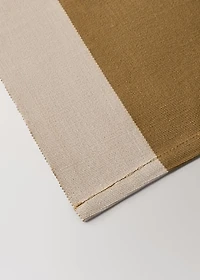Cotton yarn-dyed striped placemat