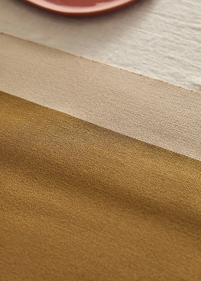 Cotton yarn-dyed striped placemat