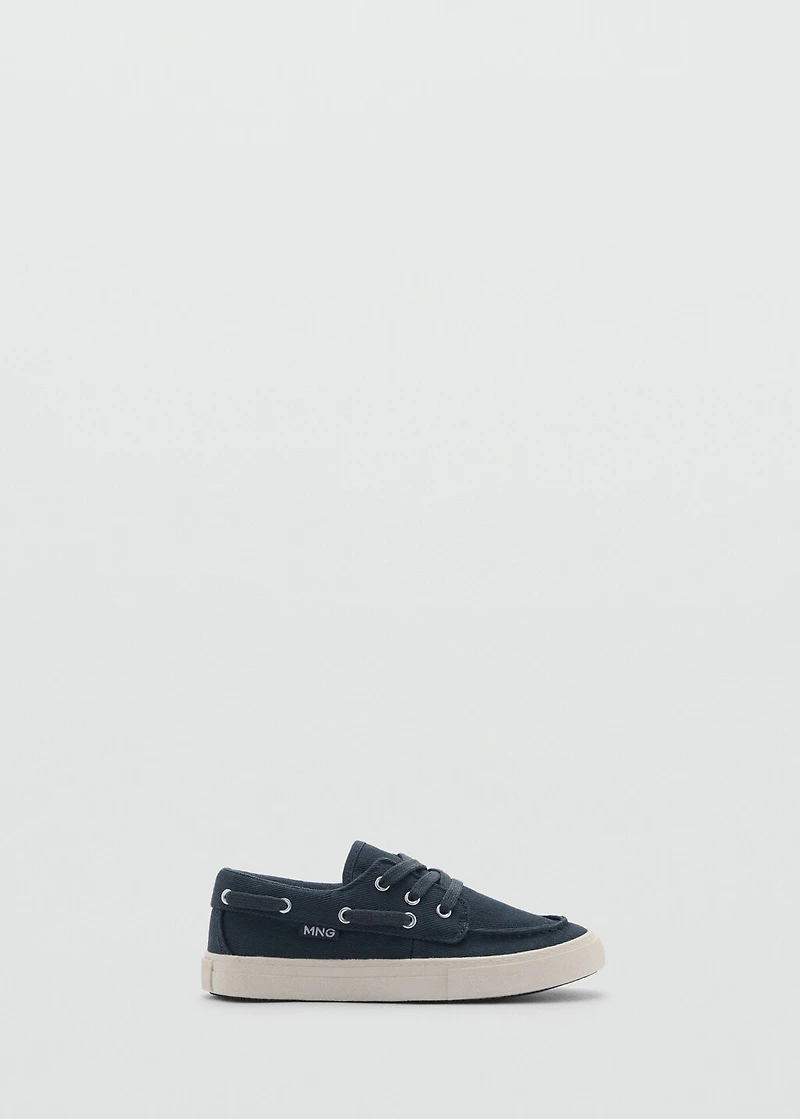 Nautical lace-up shoes