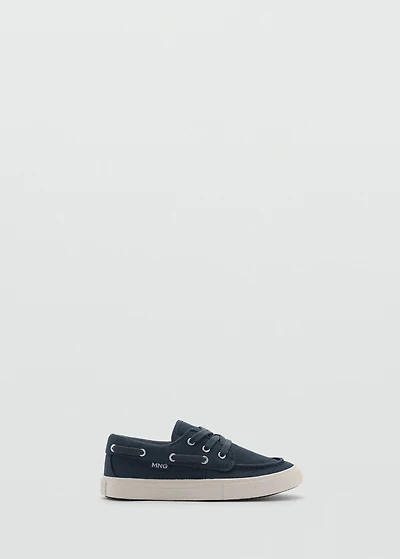Nautical lace-up shoes