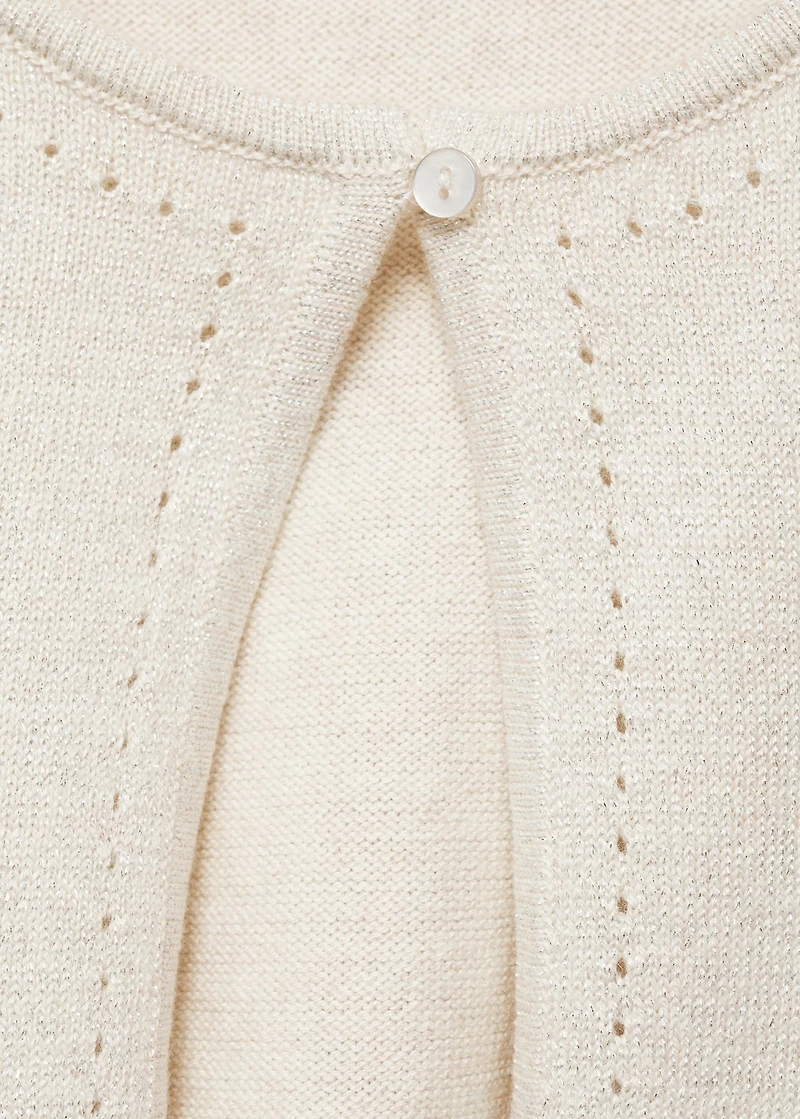 Knit cardigan