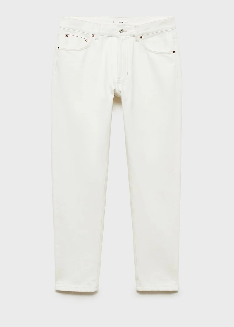 Tapered-fit selvedge jeans