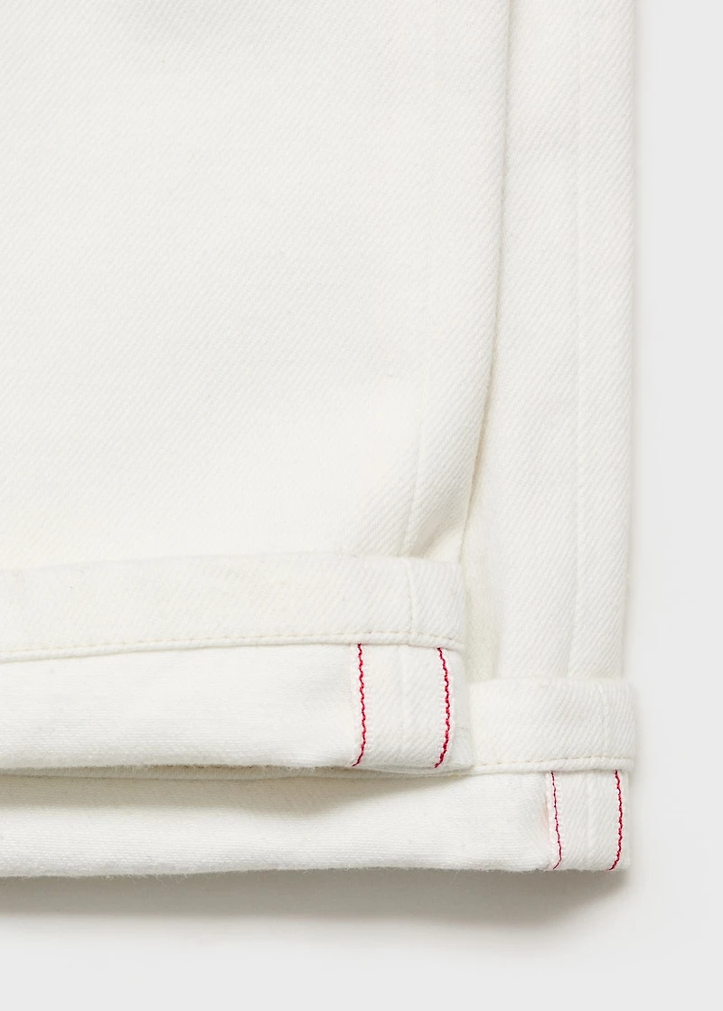 Tapered-fit selvedge jeans