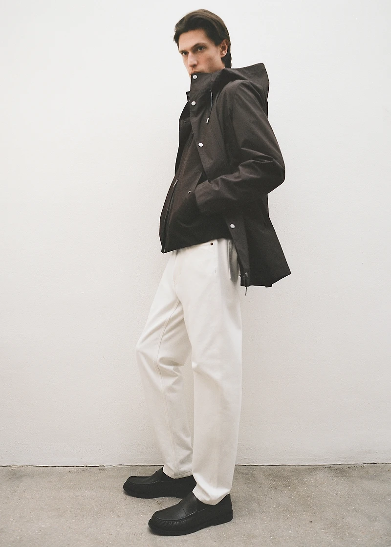 Tapered-fit selvedge jeans