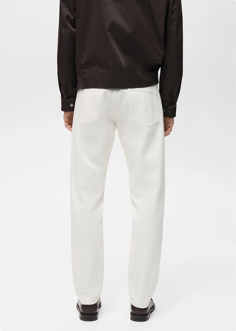 Tapered-fit selvedge jeans