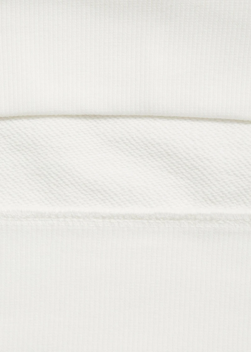 Message cotton sweatshirt